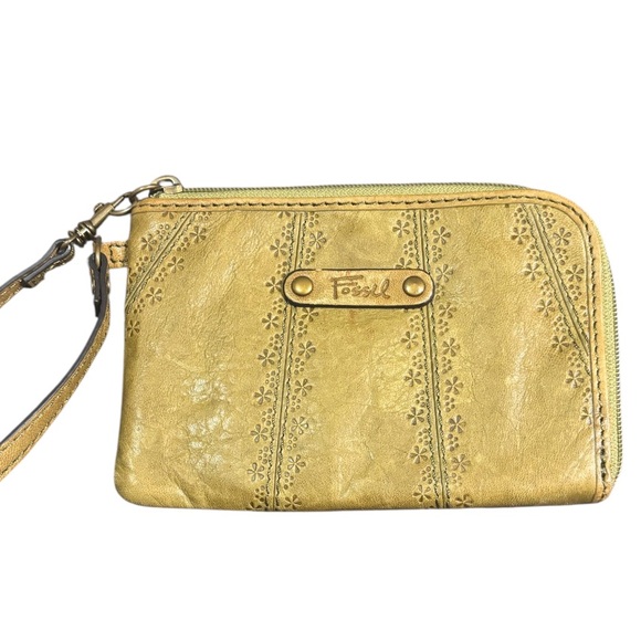 Fossil Leather Wristlet - Picture 1 of 4